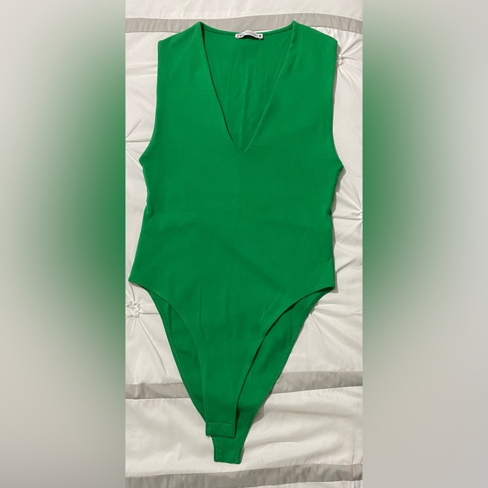 Green bodysuit